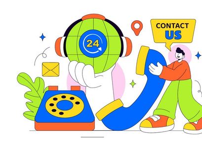 10 Contact Us Illustration