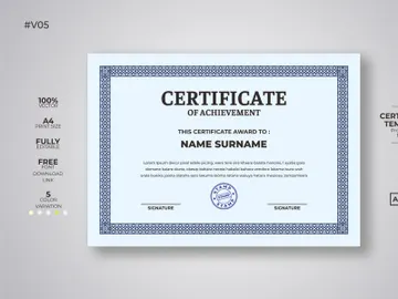 Certificate preview picture
