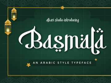 Basmala - An Arabic Style Typeface preview picture
