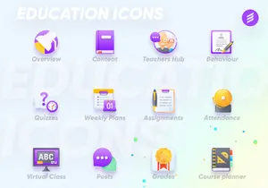 Education Icons - Freebies