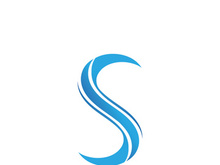 S logo Business corporate letter design vector