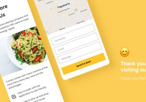 Comer - Food Delivery Mobile Responsive UI Kit