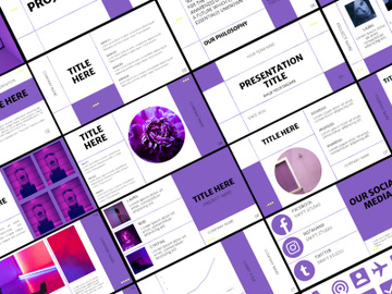 Violet Presentation Template preview picture