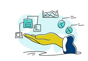 Investment Business flat Illustration