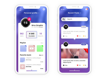 个人资料和最近的帖子(Personal Profile & Recent Posts)