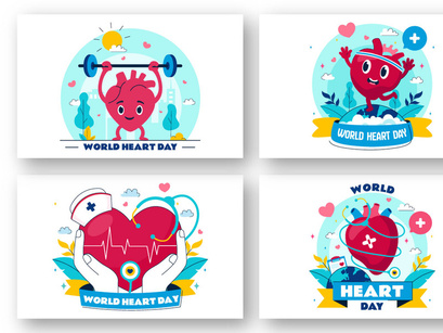 10 World Heart Day Illustration