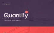 Quantify v2 Free Typeface