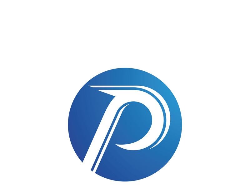 p logo and symbol vector template