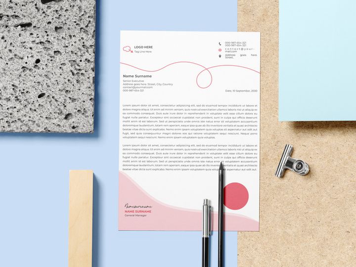 Creative Letterhead Design Template
