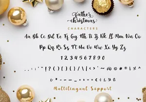 Father Christmas - Modern Script Font