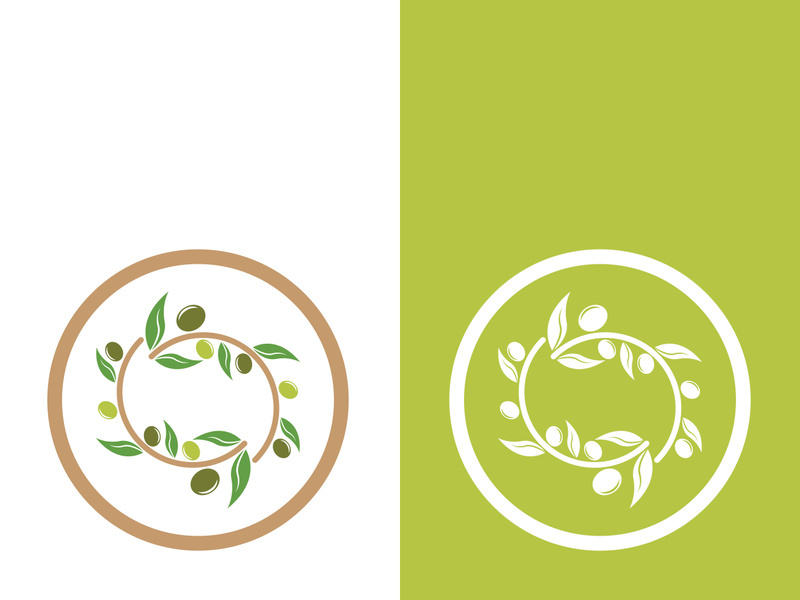 olive icon vector illustration design template