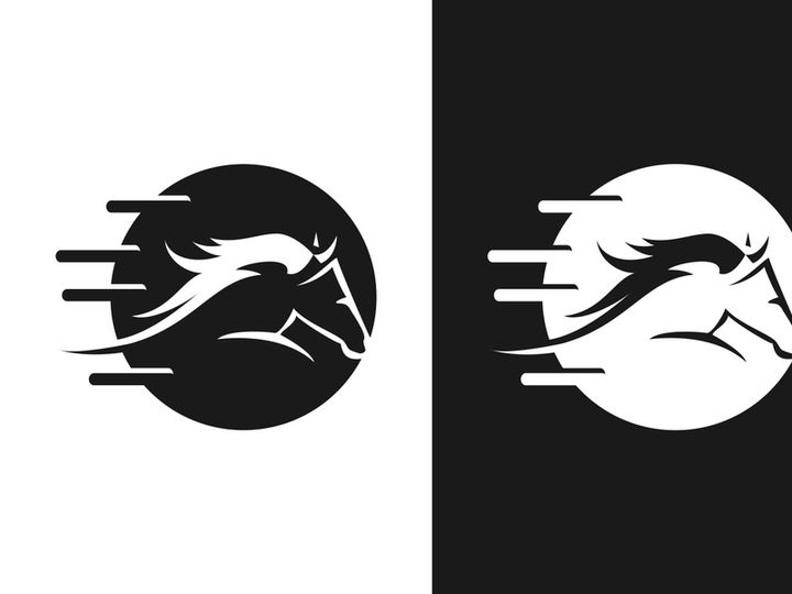 Horse logo, Horse logo design, Horse head
