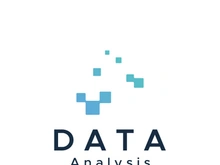 Digital world abstract logo.