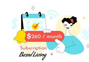 10 Subscription Based Living Illustration