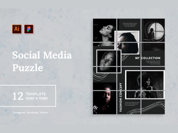 Instagram Puzzle Template V.4 preview picture