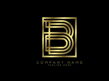 Luxury golden color line letter, Graphic Alphabet Symbol for Corporate Business Identity preview picture