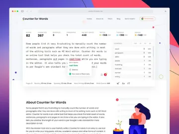 Word Counter Script Php preview picture