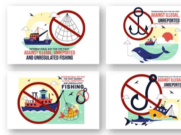 10 Illegal and Unregulated Fishing Illustration preview picture