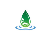 Water drop Logo Template vector