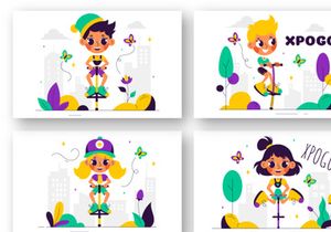 9 Sport Pogo Stick Illustration
