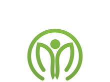 Logos of green Tree leaf ecology nature element vector