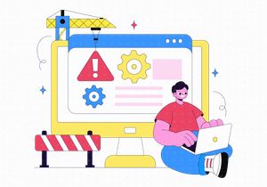10 Website Maintenance Illustration