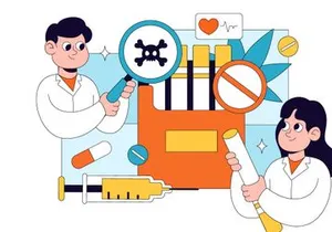 10 Narcologist Vector Illustration