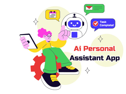 10 AI Personal Assistant App Illustration