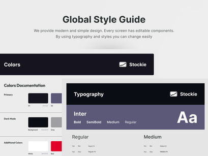 Stokie - Stock Market UI Kit App