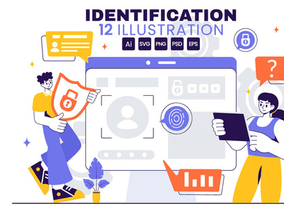 12 Identity Document Illustration