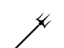 Trident Logo Template vector icon illustration design