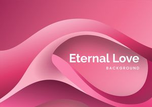 Valentine's Wavy Background