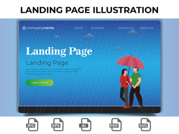 Landing Page Illustration 35 preview picture