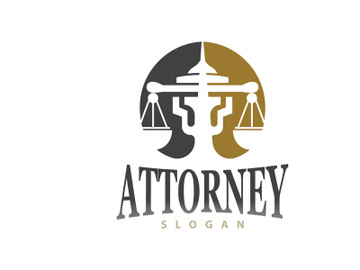 Lawyer Logo, Law Court Simple Design preview picture