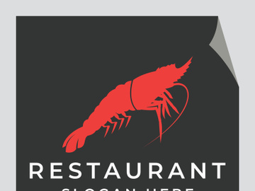 Vintage lobster logo preview picture