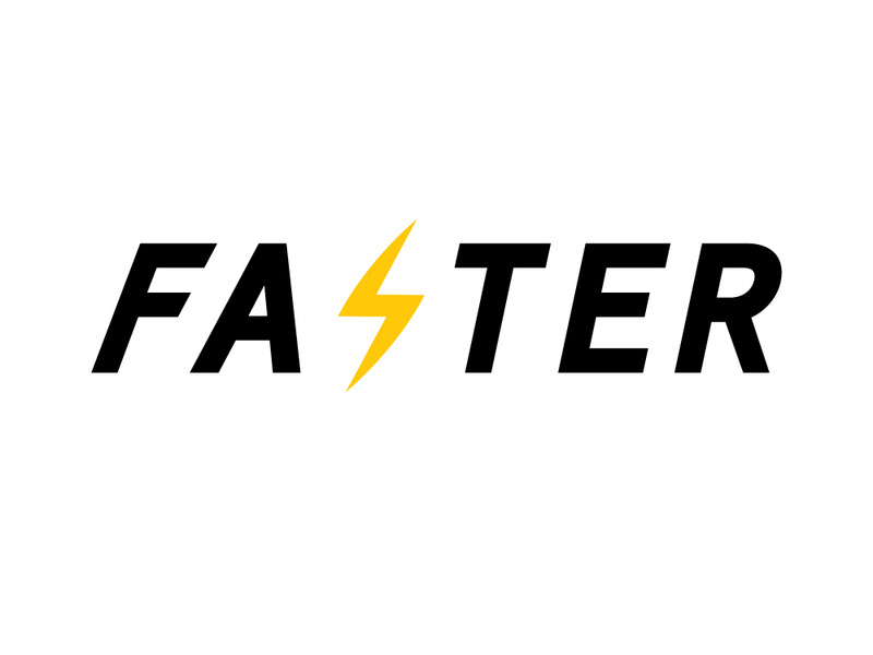 Faster Logo Template vector design