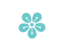 flower vector icon design template
