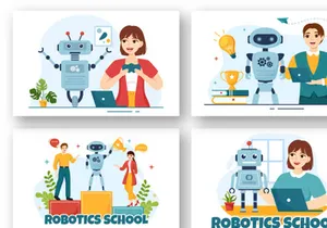 11 Robotics School Illustration