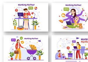 13 Working Mother Illustration