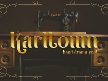 Karltown - Handdrawn Font preview picture