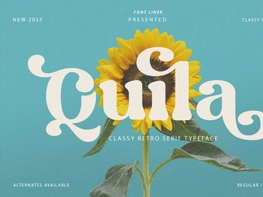 Quila - Classy Retro Serif Font preview picture