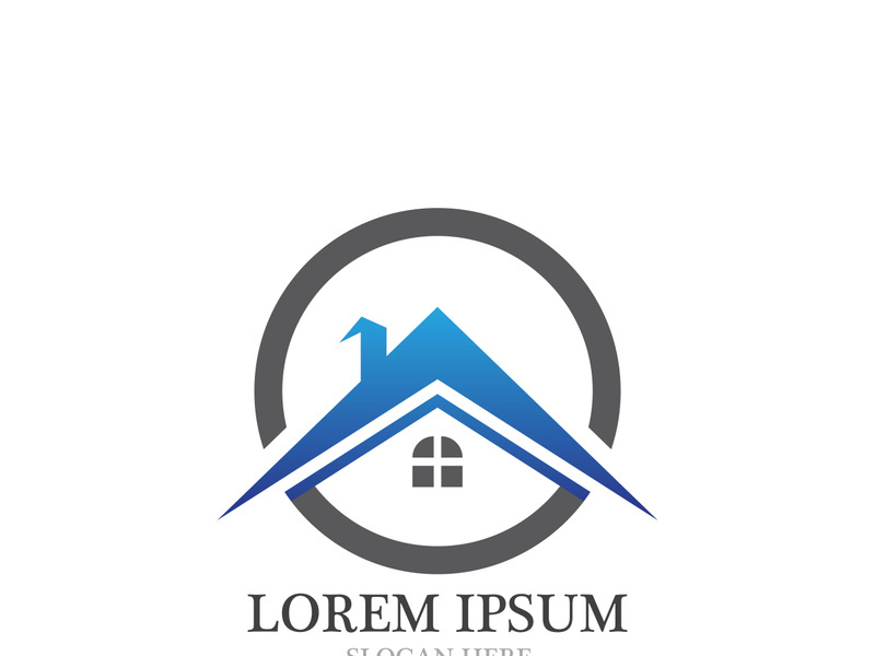 Real Estate home building , Property and Construction Logo design