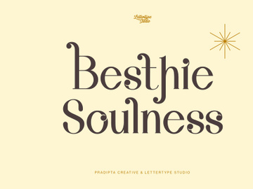 Besthie Soulness a Luxury Serif Font preview picture