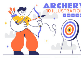 10 Archery Sport Illustration preview picture