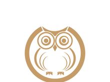 Owl logo icon design animal and simple business abstract vector