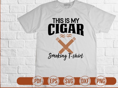This Is My Cigar Smoking Tshirt