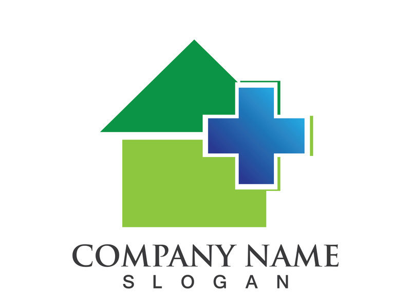 Medical health icon digital logo design vector illustration