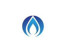 Water drop Logo Template vector