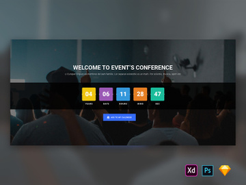 Hero Header for Event & Conference Websites-02 preview picture