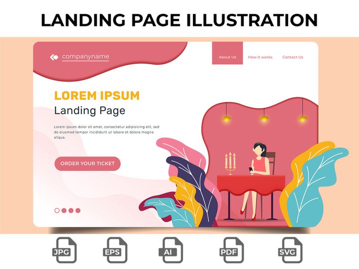 Landing Page Illustration 14